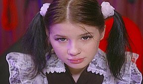 BDSM Humiliation with 18yo Babe Sofa Weber