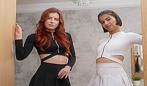Redhead Luna Rishi + Muslim Effy End – Hard GROUP Fuck ( Only