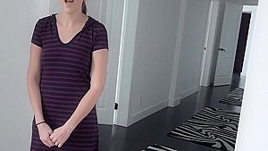 Babysitter Takes Cum Load