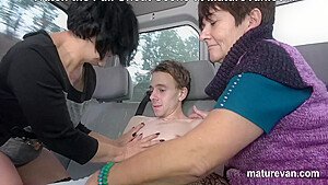 Shocked Skinny Guy Fucked By 2 Crazy Ladies In The