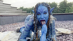 Avatar Big Prolapse Hard Dildo Anal And Pussy Fuck Squirt In Nature – Monika Fox