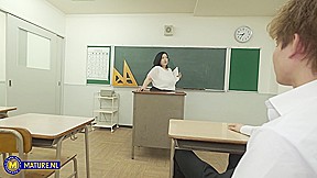 Shizuka Nikaido Is A Bbw Teacher With A Big Ass Who Loves To Fuck Naughty Students In Class – MatureNl