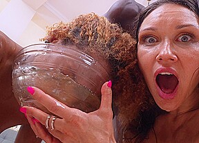 WET MULTI-GANGBANG! 8on2 Kristina Grace & Rebeca Villar DVP DAP