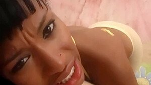 Dick Sucking Ebony Beauty On Her Knees
