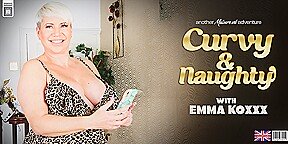 Emma Koxxx Is A British Curvy Milf With Big Tits That Loves To Masturbate When Alone