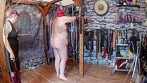 Lanista Bear Lesson On Whipping With Student 18+ Mistress Izar