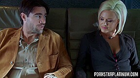 PORNSTARPLATINUM Horny Puma Swede Fucked In Airplane Sex Orgy