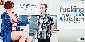 Seduced To Fuck My Hot Perfect Ass Stepmom Ola Ramona In The Kitchen While My Dad’s At Work