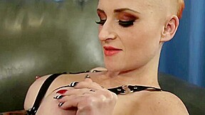 Tattooed Emo Goth Girl in Harness Bra Get Fucked Hard