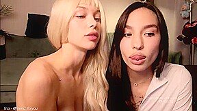 Alina and Lina lesbian