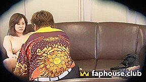 Japanese MILF’s XXX Threesome with Fat Man and Uncut Penis