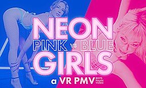 NEON GIRLS – PINK VS BLUE – a VR PMV – MUTINYVR