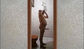 O Meu Banho Gostoso Com o Pau Duro 005