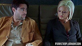 PORNSTARPLATINUM Horny Puma Swede Fucked In Airplane Sex Orgy