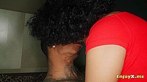 Selva Lapiedra, a sexy Brazilian pornstar, demonstrates her luscious black assets and fur covered poon in a