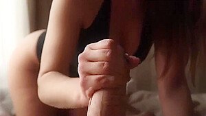 Stepsister Hand Job – help me Cum again – 4K