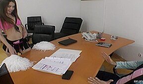 Cum Crazed Cheerleader