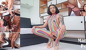 Hakuna Mipaka #4 : Eva Perez 5 Dicks Gangbang, Drinks Pee And