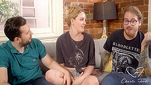 Alex David And Charlie Forde In Got Dicked In 3some! Lucky David & Alex Cum On Her! 10 Min