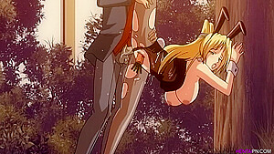 ANAL creampie with carrot in the pussy – Hentai Ahegao