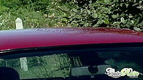 Car washing and swimming pool lesbian teen action outdoors