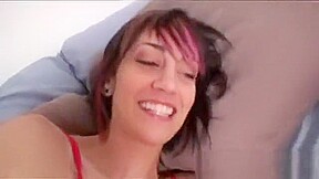 Emo girl self shot solo masturbation