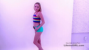 Hot Blonde Teen 18+ With Braces
