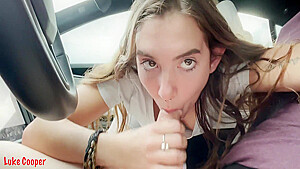 Luke Cooper And Bailey Base In Sexy teen 18+ Cant Wait To Fuck And Hops On While Driving 6 Min