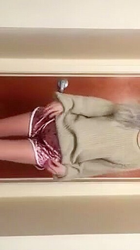 Petite college girl first video