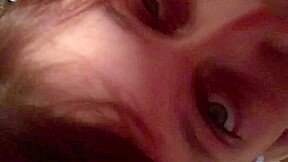 20 yr old slut sucking me off