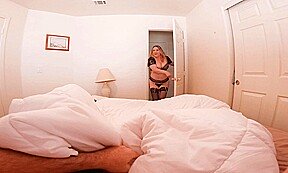 Caught Masturbating In The Morning By Stepmom