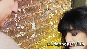 Debauched vixen thirsts overflowing spunk cups on her tits – unbridled porn!