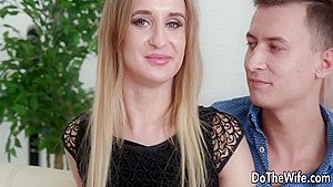 Emily Ross In Cuck Husband Watches Blonde Wife Ride Another Man