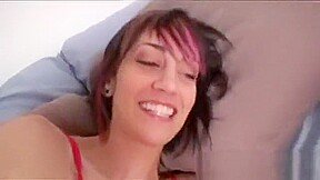 Emo girl self shot solo masturbation