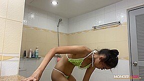 Horny Thai Girl Tight Pussy Rides Huge Dick