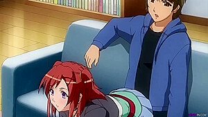 Hottie fingered from behind till she cums – Hentai Sex Cafe