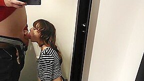 lexy dust [RU] 001 Kinky teen 18+ with CH***r Sloppy Blowjob in Dressing Room 720p
