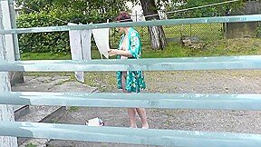 Milf Naked In Public. . Frinas Husband Peeps In Window Like In House Yard Her Pregnant Step sister Dries Clothes In Bathrobe No Bra And Panties. Public Nudity. Outdoors Pov 11 Min
