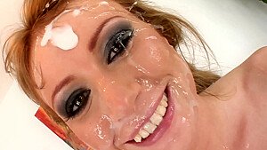 Sexy Euro Gang Blow With Hot Natural Facial Short Ver With James Brossman, Lauro Giotto And Katerina Cox