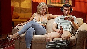 Stepmom finds her stepson masturbating and secretly fucks him – Cata Sanchez