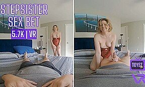 Stepsister Sex Bet – Can She Make Stepbro Cum?