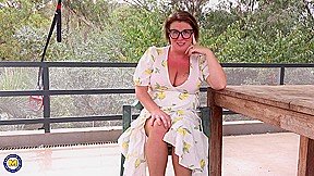 Tall Curvy Milf Jo Jo Loves Playing With Her Toy Outside – MatureNl