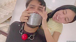 Total Control: Bound Femdom Experience With The Handgag Squad