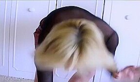 Blonde Has Pussy Banged And Swallows Cum