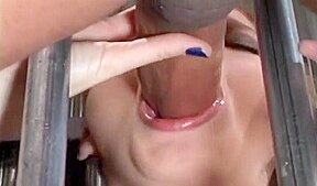 Young Sucker Blows Her Man Through Bars