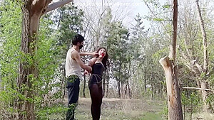 Chinese Bondage In Forest P1
