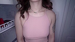 hot teen 18+ babysitter gets fucked after getting caught