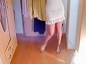 Incredible homemade Masturbation, Changing Room porn scene