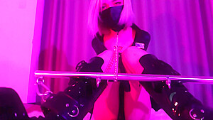 Jiojio’s Racer Uniform, Glossy Shredded Patent Leather