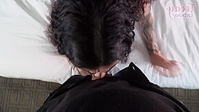 Lydia, a brunette, is known for taking all the custard filling.